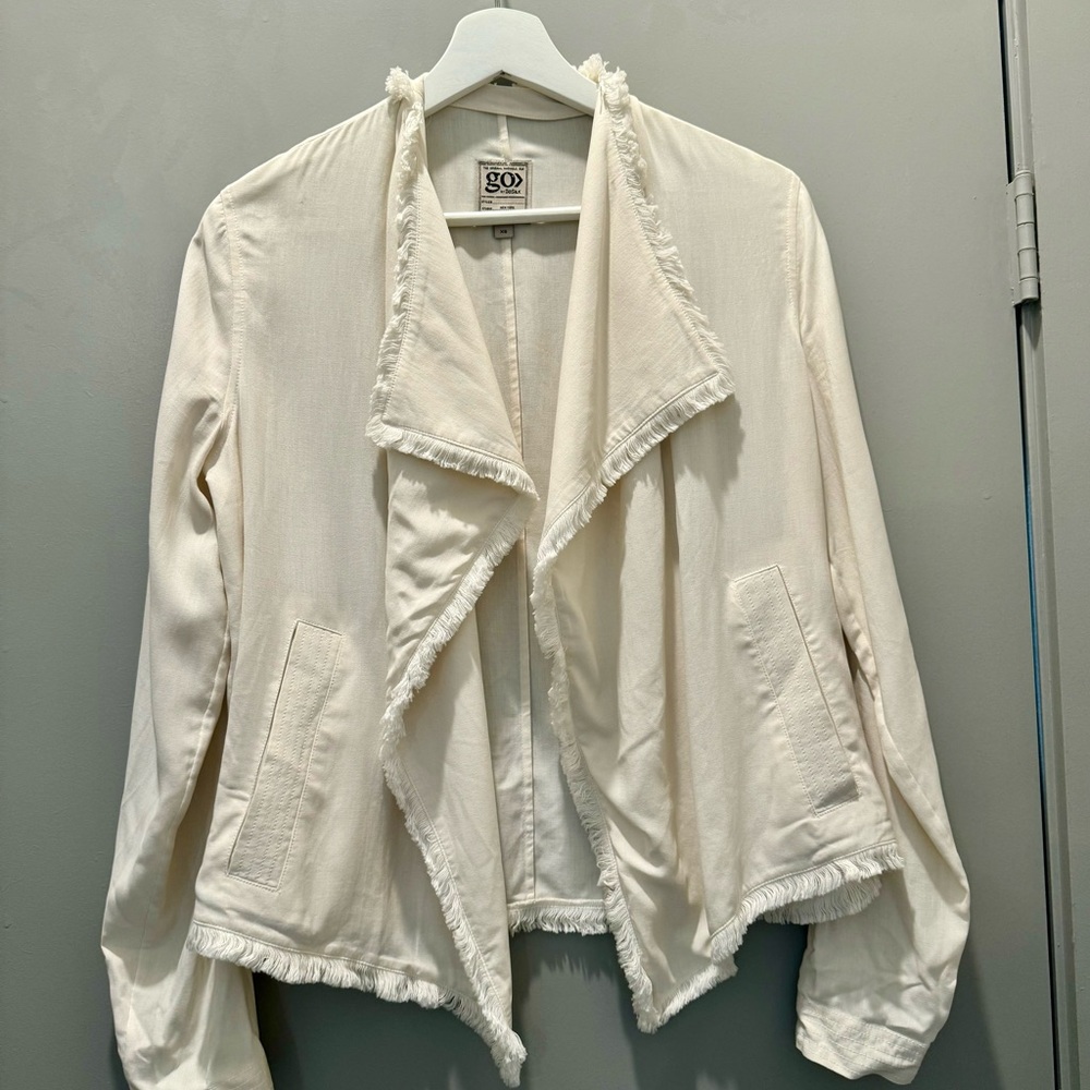 Go By Go Silk White Jacket XS